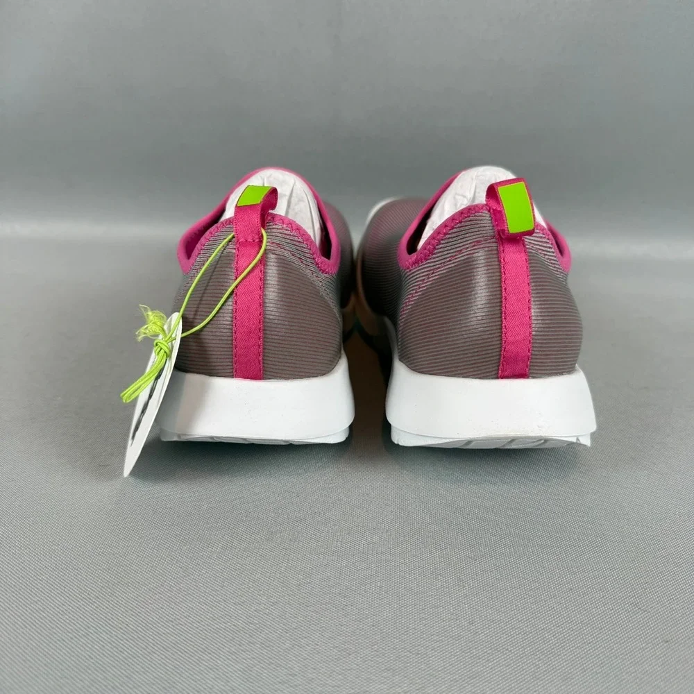 Oofos OOmg Sport Recovery Sneakers Womens 6 Fuchsia White Slip-On Light New NIB